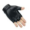 Fitness PU Leather Gloves Riding Cycling Gloves Motorcycle Fingerless Mittens  Driving Fishing