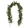 Artificial Pine Cypress Leaf and Rattan Decoration with Green Foliage for Fireplace Mantel and Holiday Festival Use