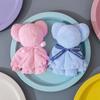 Baby Shower Favors Bear Towel Soft Coral Fleece Hand Towels with Bags for Wedding Graduation Valentine Baby Baptism Supplies
