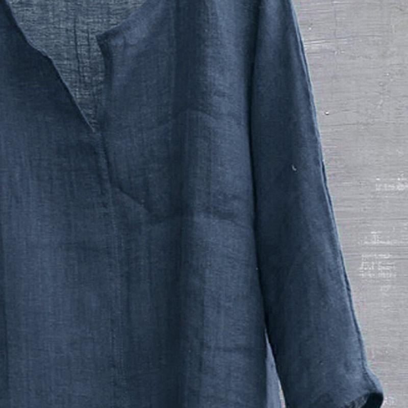 Premium Men's Linen Long Sleeve Shirt For Summer With Cool Loose Casual Design M-3xl