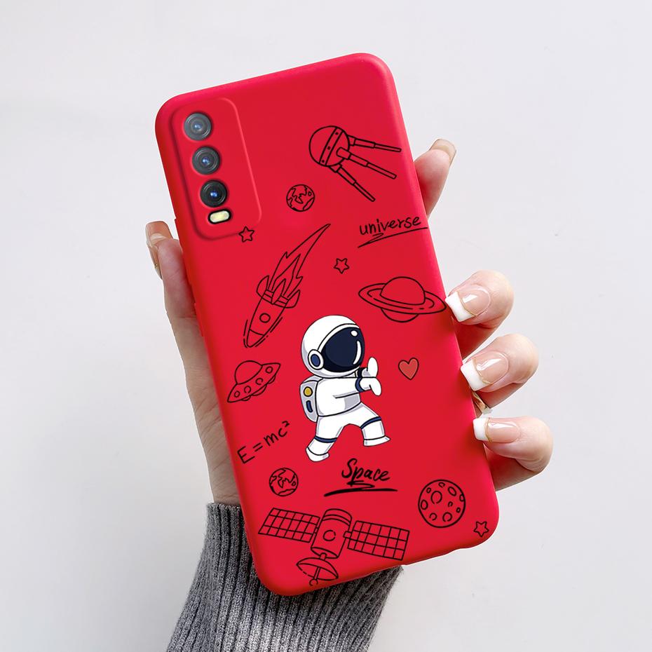 Soft Case For Vivo V2027 Cover Vivo Y11s Y12s Y12a Y20 Y20s Y20i Phone Cases Cute Rabbit Panda Pattern Silicon Capas For Y20 20S