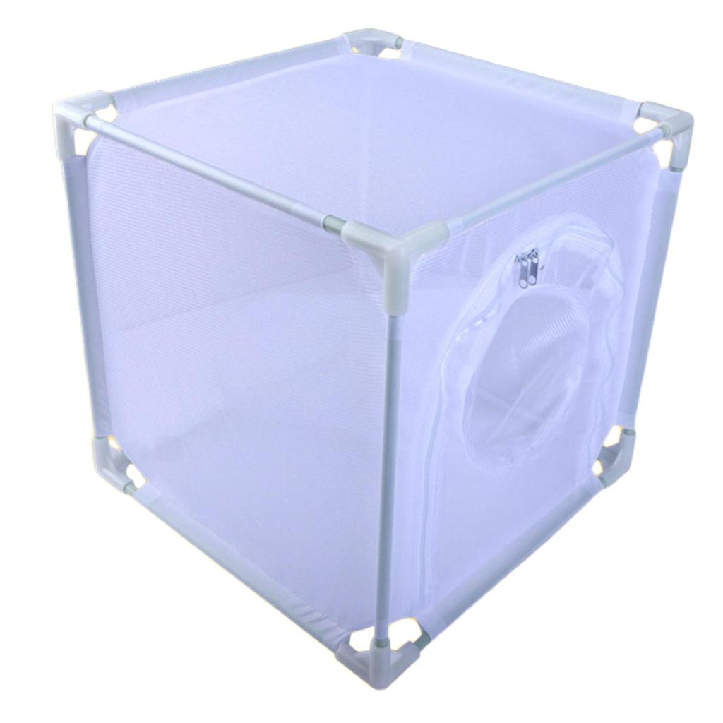 Butterfly Habitat Cage Butterfly Terrarium Breathable Plant and House Reusable Observation Cage Mesh Cage for Indoor Outdoor