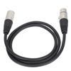 1m/3.3ft Microphone Cable 3Pin XLR Male to 3Pin XLR Female Male to Female Cable  for Speakers