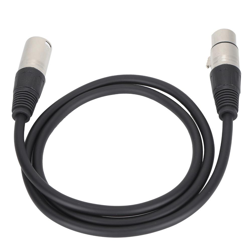 1m/3.3ft Microphone Cable 3Pin XLR Male to 3Pin XLR Female Male to Female Cable for Speakers