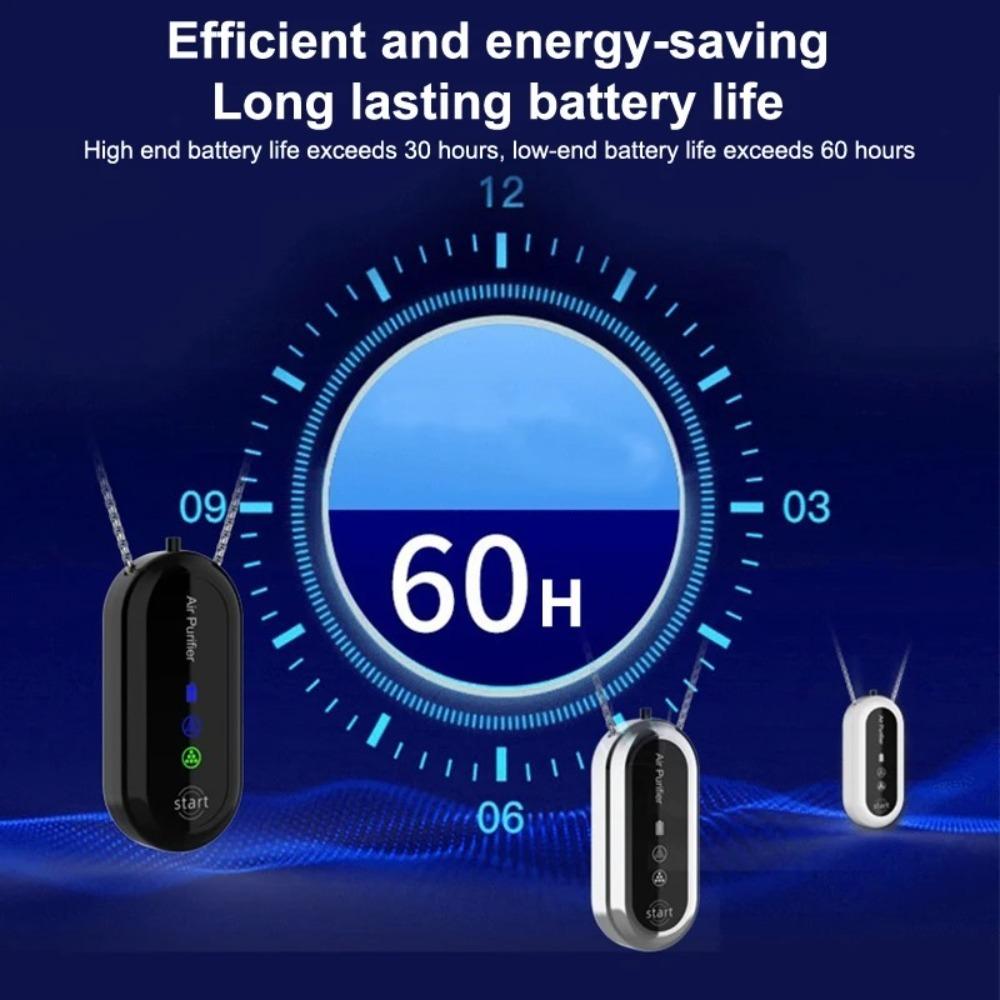 Heating Cooling Air Freshener Hanging Negative Ions Purify Air Machine Portable Air Purifier