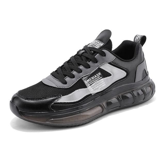 

Мужская повседневная обувь, мокасины, толстая подошва, папины туфли, модные мужские кроссовки, прочная мужская обувь для тренировок, мужская обувь для фитнеса 39 чёрный