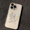Line Angel Boy Soft Fashion Phone Case For iPhone 17 Pro Max 16 Pro 15 Plus 14 13 mini 12 11 16E 17 Air Case
