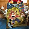 Game C-Crash B-Bandicoot Throw Flannel Cozy Print Blanket, Portable, Durable Machine Washable cute Cool