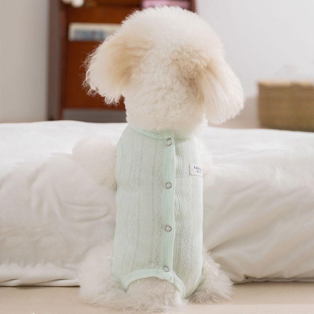 Thin Section Dog Wrap Belly Clothes Solid Color Pet Air-conditioning Clothing  for Dogs Cats
