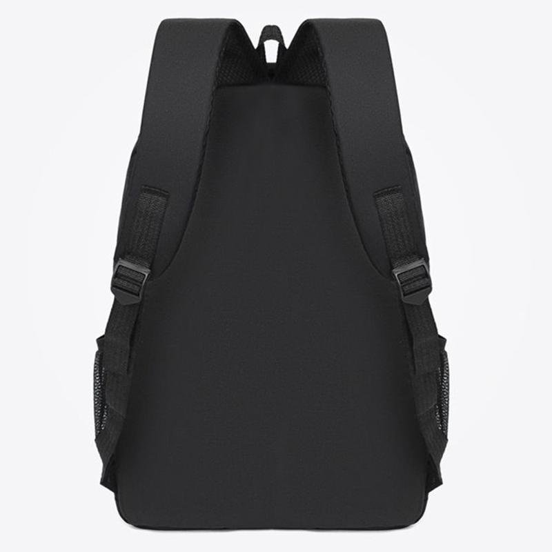 Men'S Double-Shoulder Bag With Multiple Compartments, Suitable For School And Travel, Made Of Nylon Material