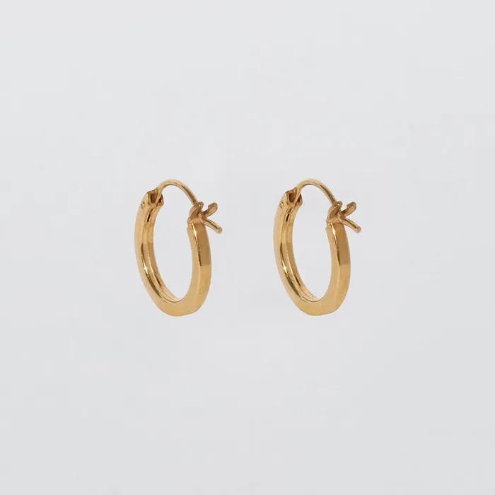 Light Simple Earring - Gold (silver925)