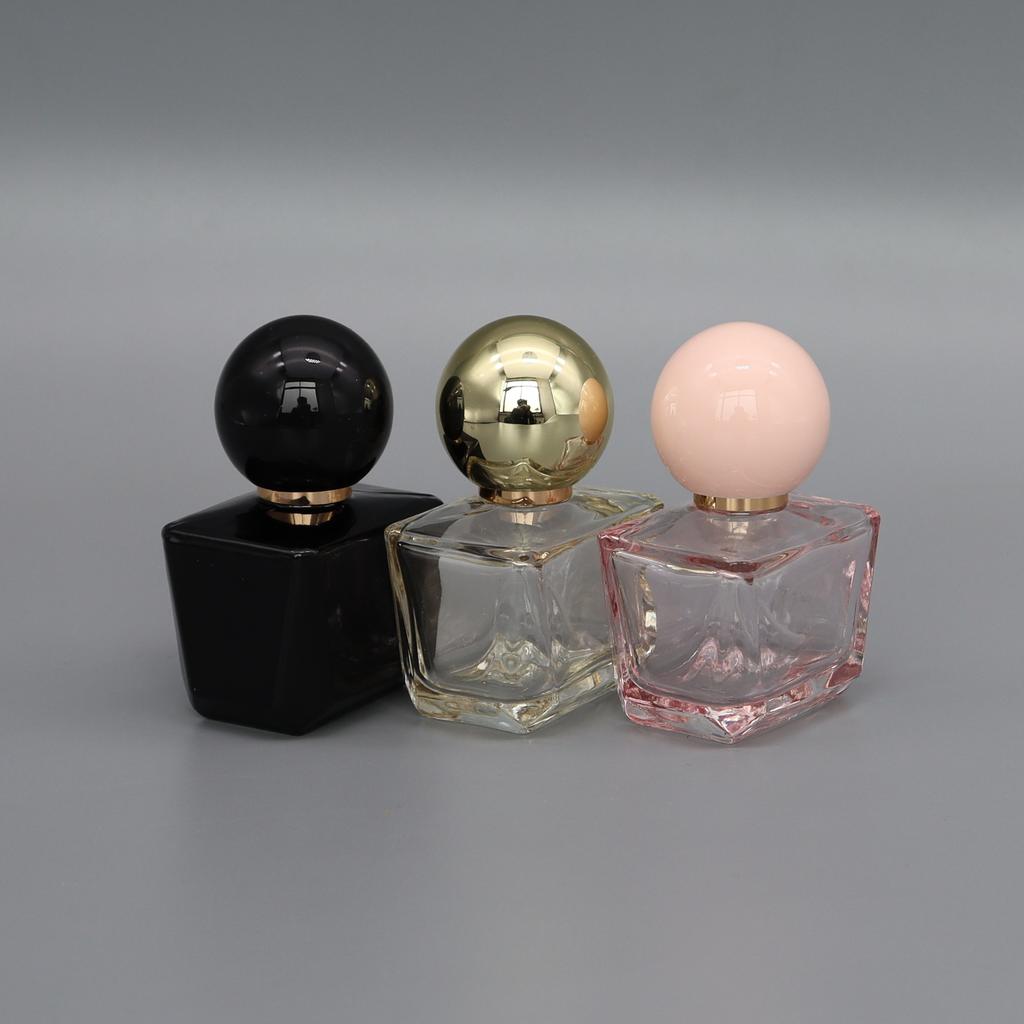 30ml High-End Glass Perfume Bottle Empty, Portable Refillable Spray Atomizer, Cosmetic Travel Container