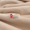 Pink Rubellite Gemstone 925 Sterling Silver Minimalist Ring Designer Jewelry For Women CZR-27-2