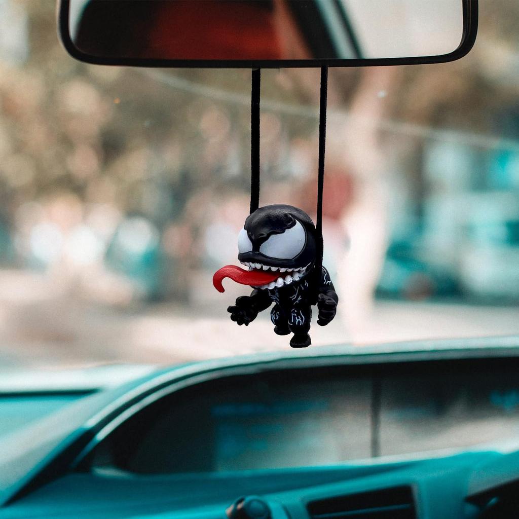 Anime Rearview Mirror Decoration - Cute Car Interior Pendant Ornament for Christmas or Birthday Gifts