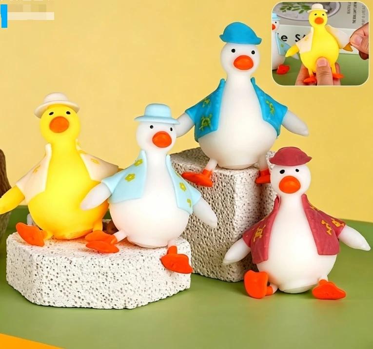 Pato Blandito Antiestrés Juguetes Fidget Juguetes Fidget Lindos Juguete para Aliviar el Estrés para Adultos Juguetes Elásticos de Descompresión Mejor Regalo para Amigos