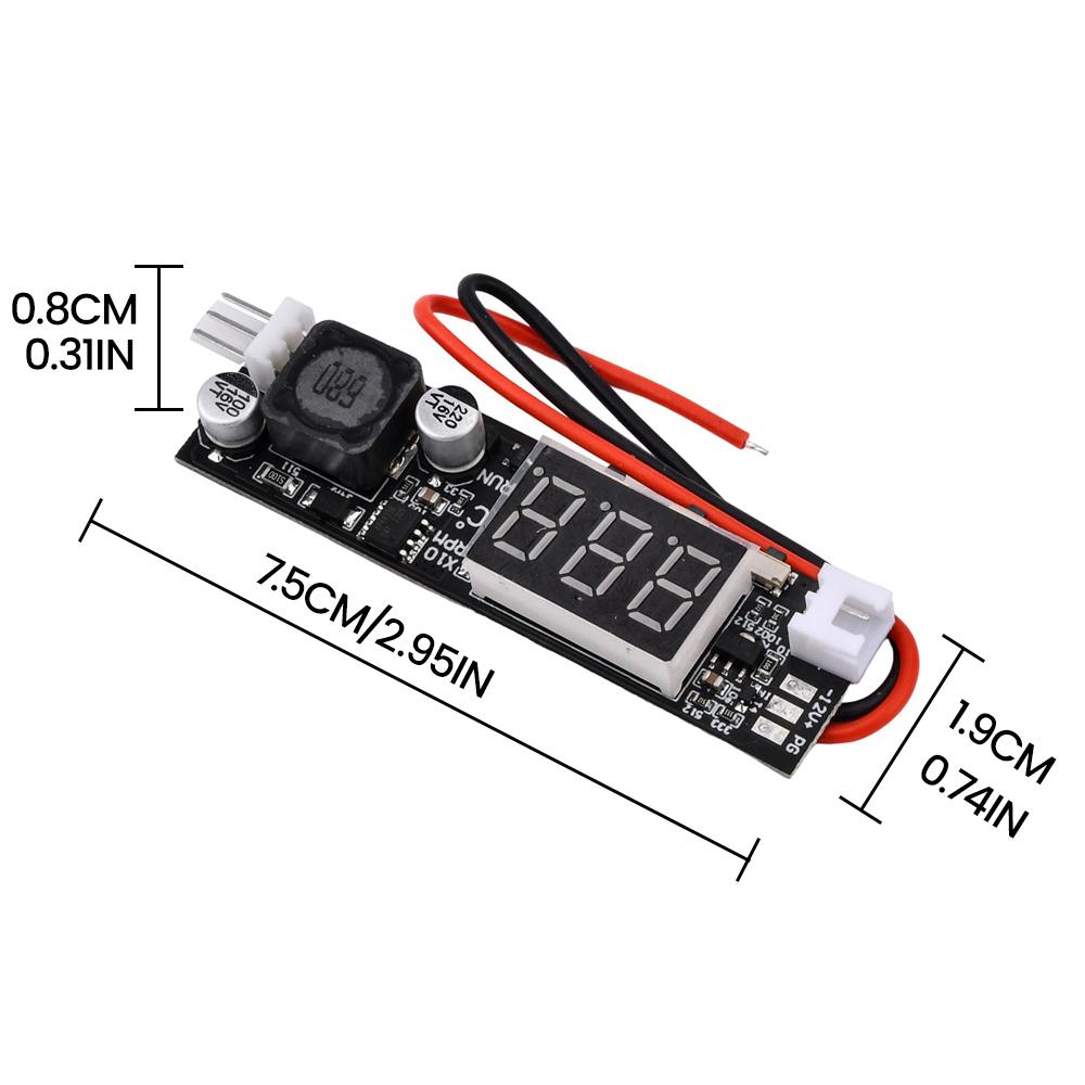 12V 2A DC PWM 2-3 Wire Fan Temperature Control Speed Controller Driver Module for Chassis Computer Noise Reduction Module
