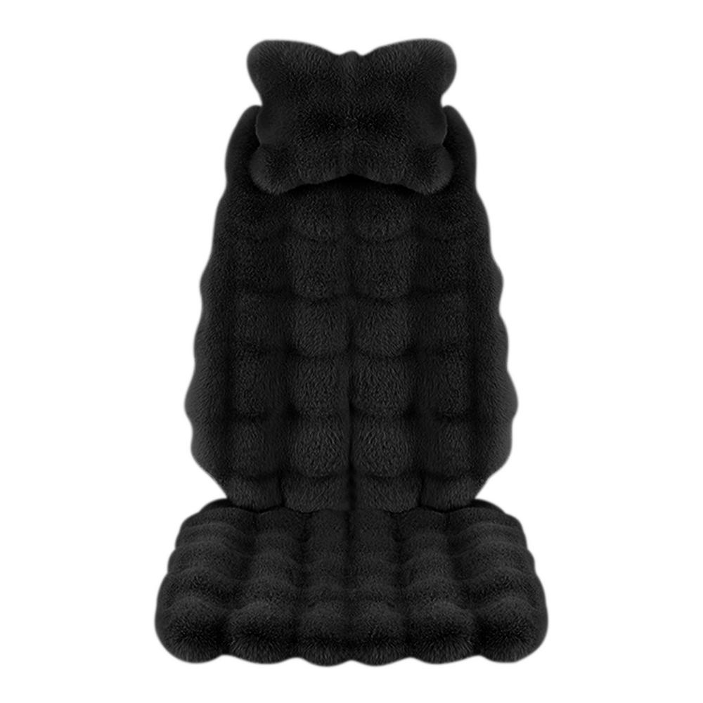 3 buc Puffys pernă auto set pernă scaun auto de iarnă îngroșată caldă pernă de pluș respirabil protector mat pad auto accesor