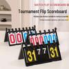 Flip Scoreboard for Billiards, Table Tennis, Badminton, Volleyball, and Basketball Matches