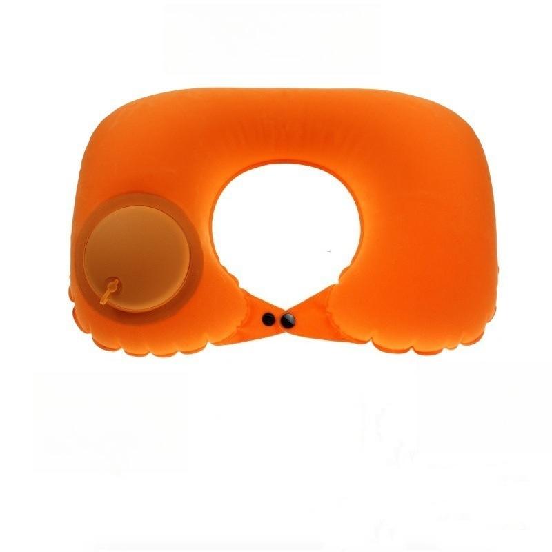 1pcs Inflatable Waist Cushion for Office Nap, U-Shaped Pillow for Neck Protection, Compressed Inflatable Portable Travel Pillow