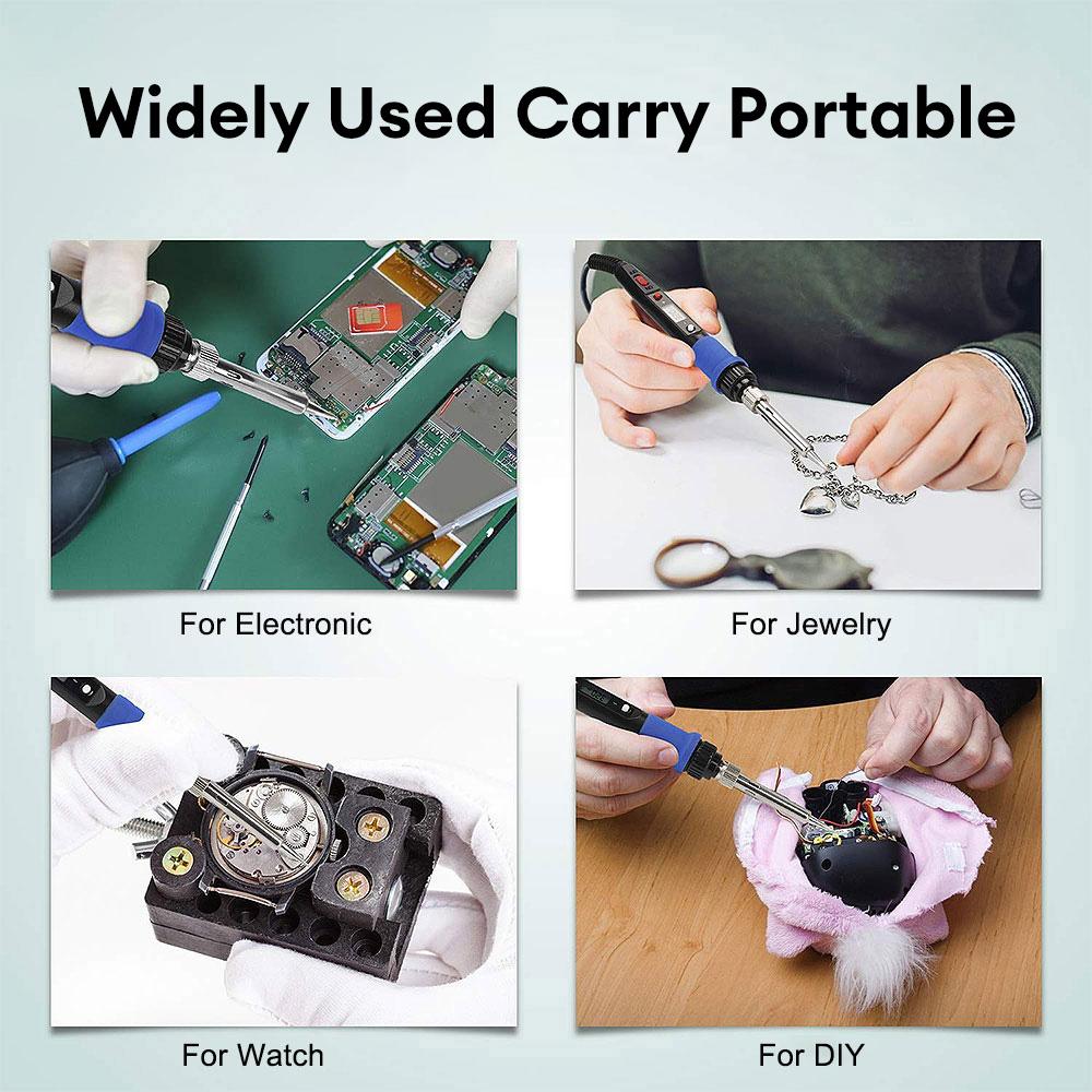 AC110V 220V 80W Fier de lipit cu afișaj digital LED intern Temperatură reglabilă Fier de lipit Instrumente de sudare și reparare 908S