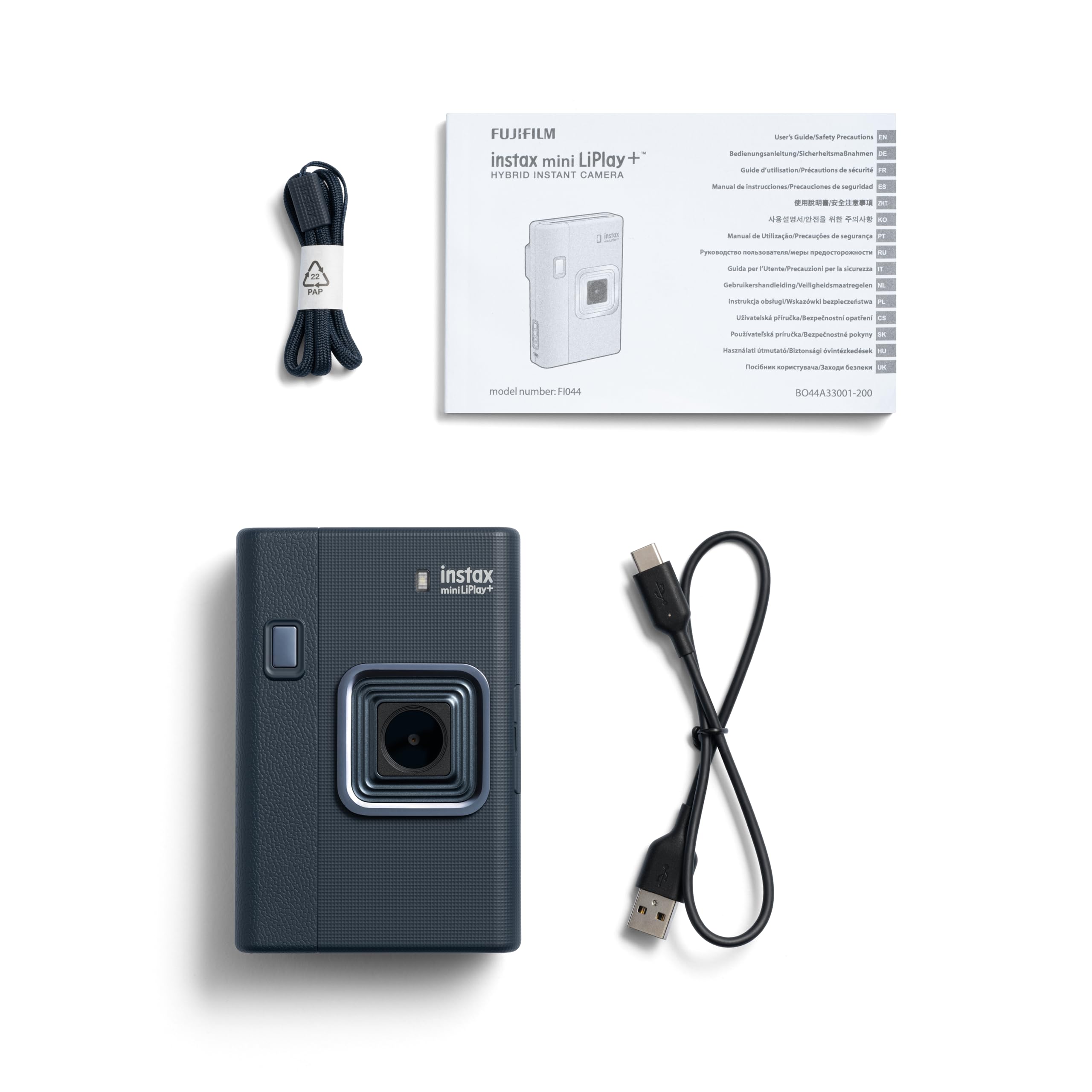 

Fujifilm Instax Mini LiPlay Plus Instant Printer Camera/Smartphone (BLUE VN) синій