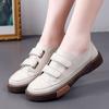 Fashion Handmade Ladies Shoes 2025 Spring Retro Genuine Leather Flat Shoes Women Mixed Colors Soft Bottom Casual Shoes Footwear