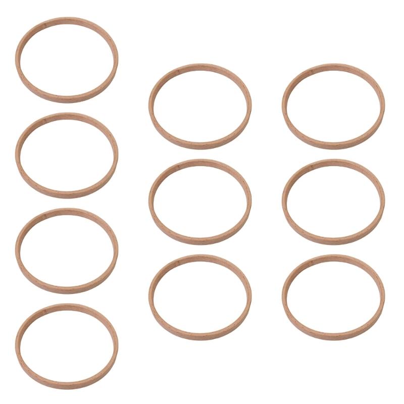 Wood Floral Hoop Wreath 10Pcs Wood Floral Hoop Rings for Wedding Wreath Wall Hanging Decoration Dream Catcher Art Craft