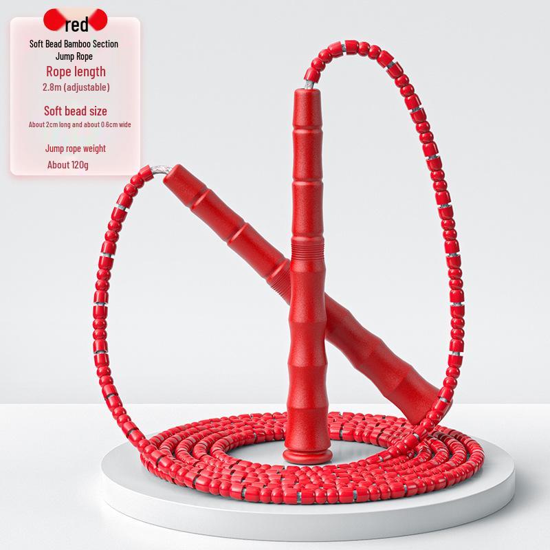 Children s Kindergarten Bamboo Jump Rope - Adjustable, Non-Tangling, Anti-Winding, for Beginner Sports Training.