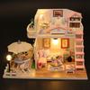 DIY Miniature House 3D Wooden Handmade Dollhouse for Children Birthday Gift