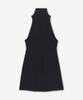 COURREGES Scarf Mock Neck Dress - Black / 125Cro576Pl01479999
