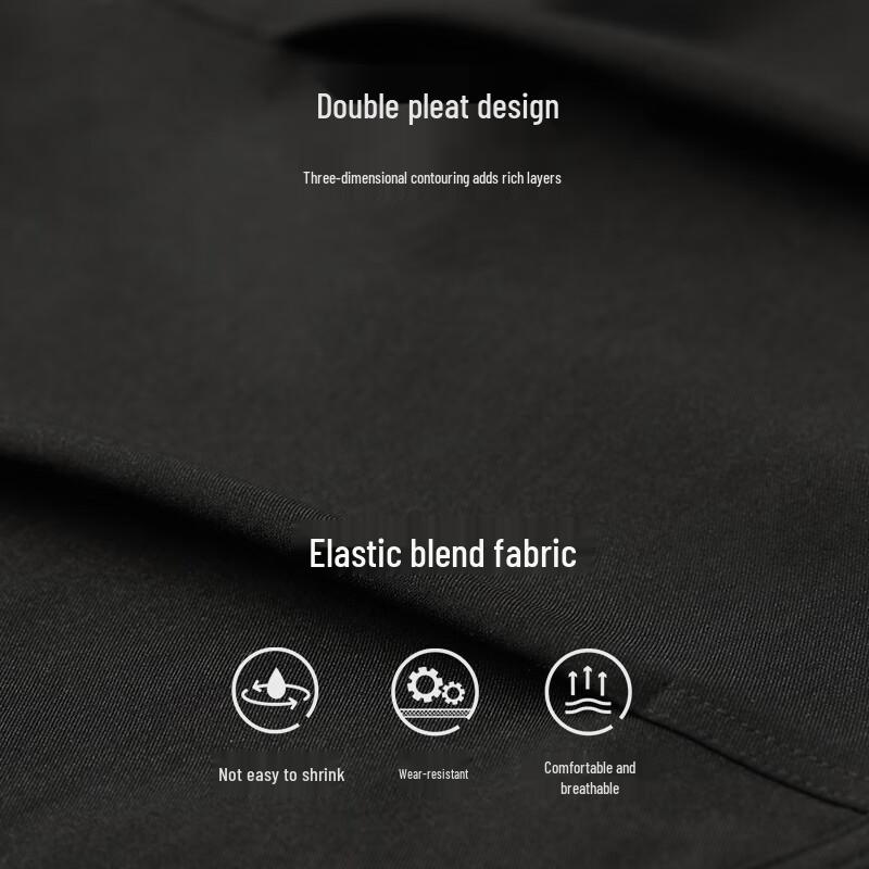 CHINISM Men's Cool-Touch Breathable Cargo Parachute Pants