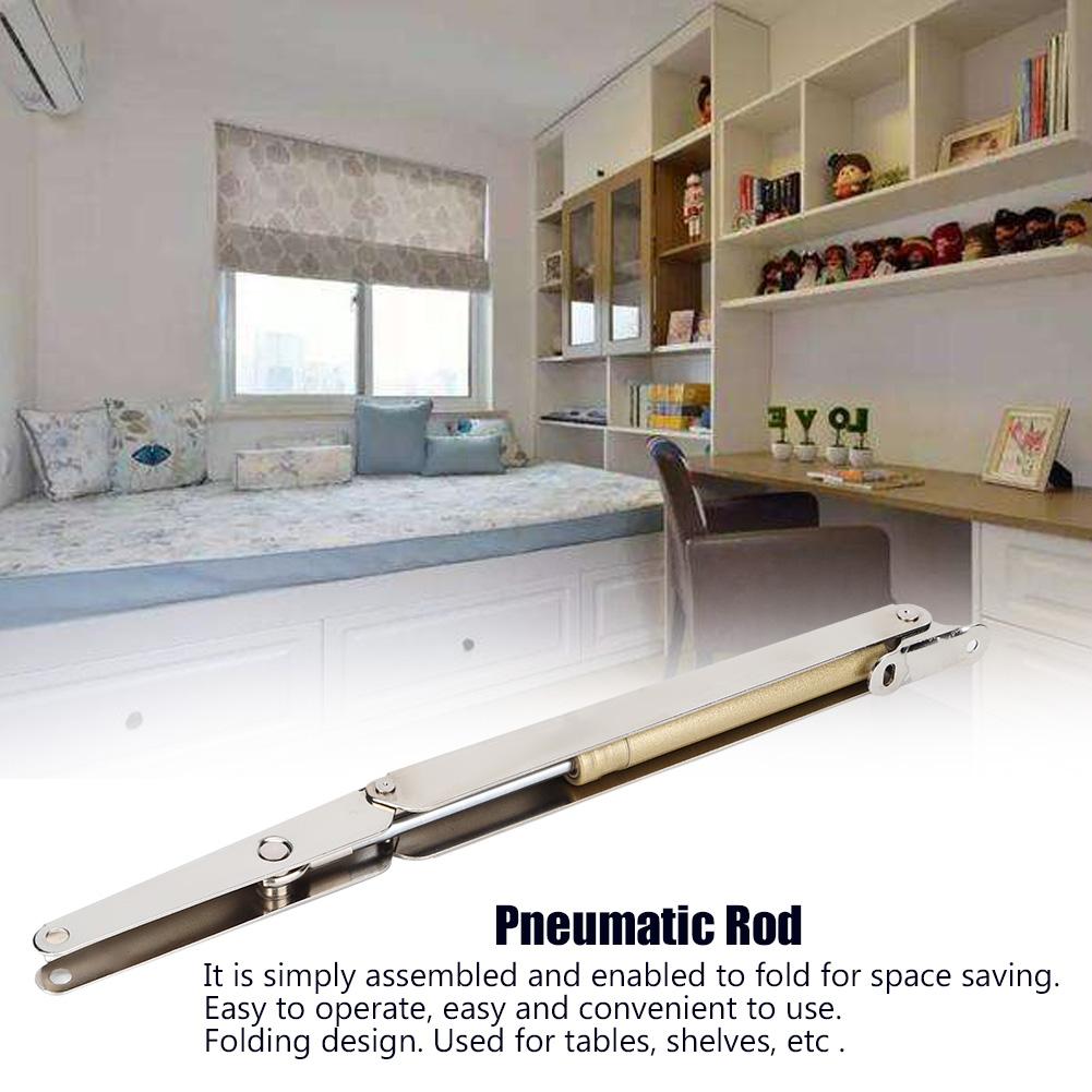 Folding Stainless Steel Pneumatic Rod Bracket Release Support with Install Parts for Table Shelf150N