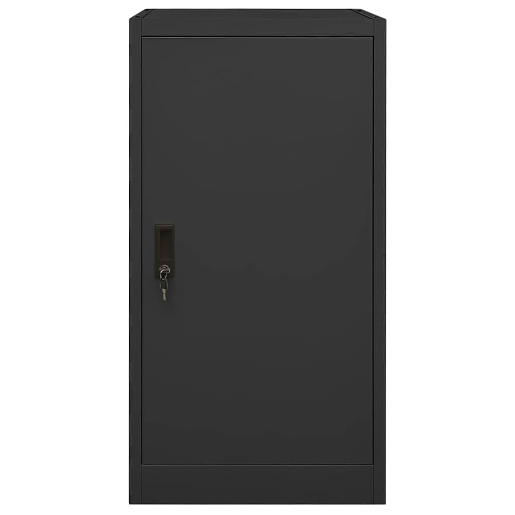 vidaXL Sattelschrank Anthrazit 53x53x105 cm Stahl