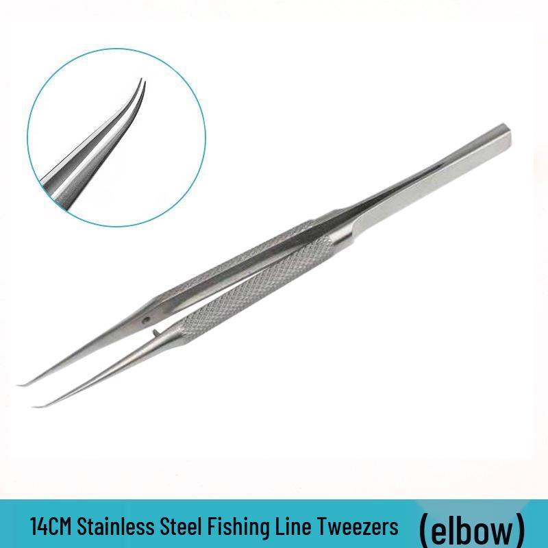 Titanium Alloy Phone Repair Tweezers – 140mm, Sharp 0.15mm Tip, Straight & Bent, Hardened.