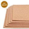 BENECREAT Self-Adhesive Cork Sheets, 6 Sheets, 40x20cm, Rectangular, 0.2cm Thick, Self-Adhesive Backing, Heat Insulation, Soundproofing, Non-Slip,