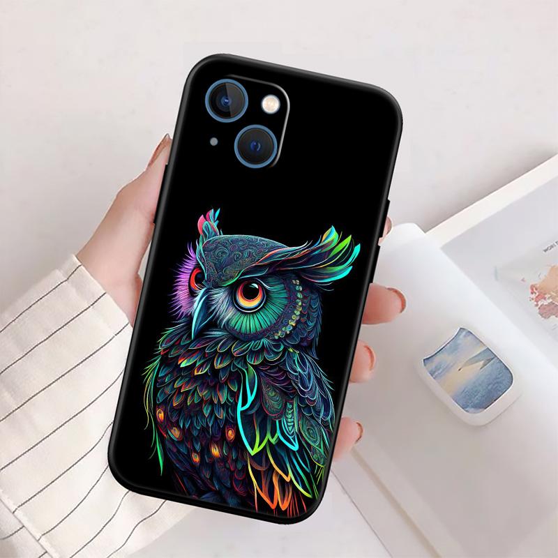 Cartoon Art Owl New High-End Shell Phone Case for Xiaomi Poco C40 C50 C51 C55 C65 C71 C75 F2 F3 F5 F6 F7 M2 M3 Pro Ultra