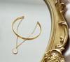 18K Gold-Plated Double-Layer Titanium Steel Bracelet with White Mother-of-Pearl Shell
