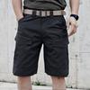 Men's Summer Cargo Shorts Breathable Lightweight Multi-Pocket Outdoor Hiking Knee Length