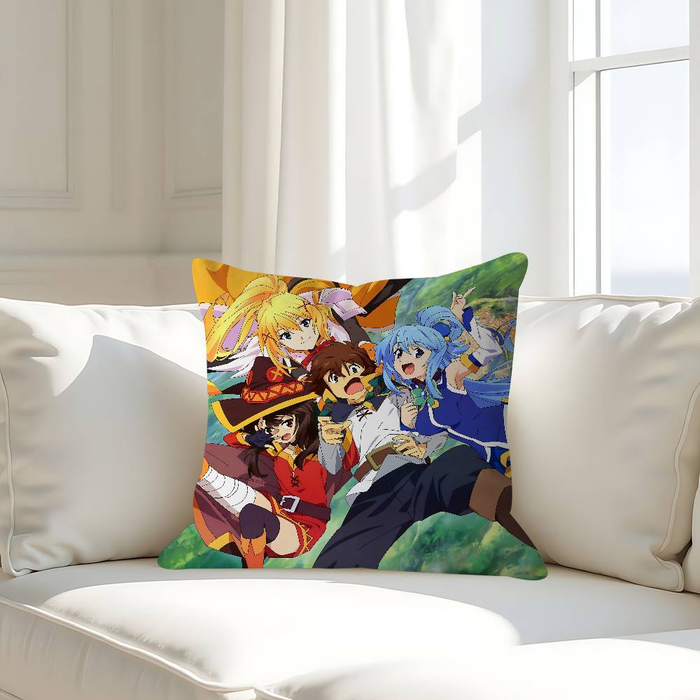 K-KONOSUBA Cushion Cover 30x50 Polyester Sofa Cushions Decorative Throw Pillows Home Decoration Pillowcover