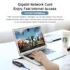 KEBIDU 1000Mbps High Speed USB 3.0 To RJ45 Gigabit Ethernet Adapter Plug & Play LAN Network Dongle for Windows macOS Linux Laptop PC