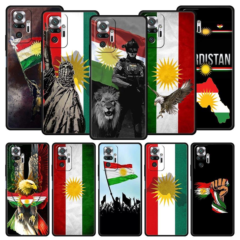 K-Kurdistan Flag Phone Case For Xiaomi Redmi Note 14 13 12 5G 11 10 Pro Plus 4G 9S 9 14C 13C 12C 10C 9C 9A Soft TPU Cover