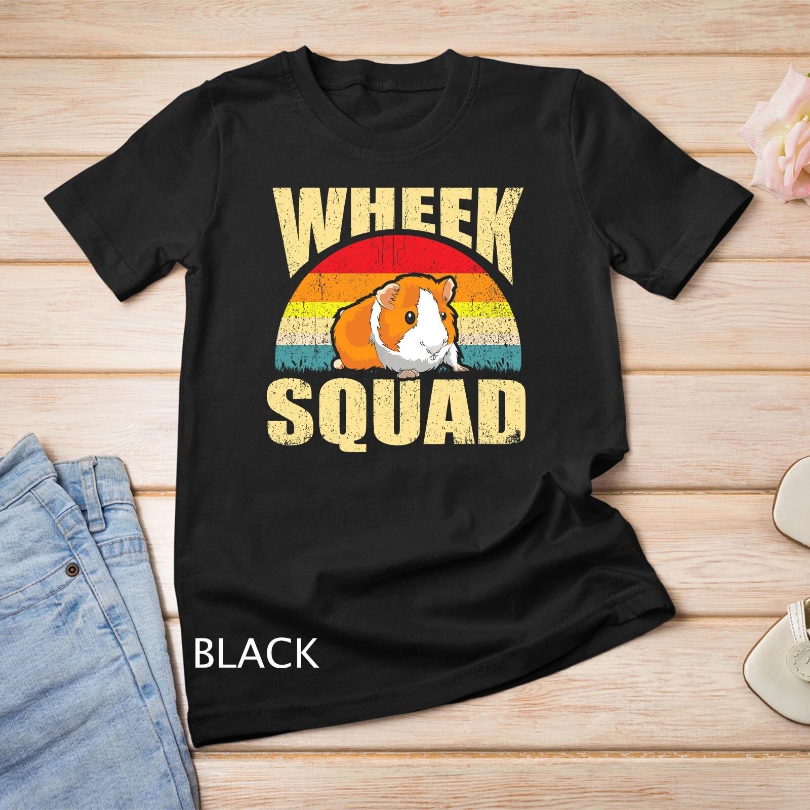 Wheek Squad Gift Girls Women Guinea Pig Cute Kids Apparel Unisex T-shirt XL