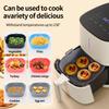 Silicone air fryer special tray food safety reusable square barbecue mat baking tray oven baking mold plate suitable for kitchen