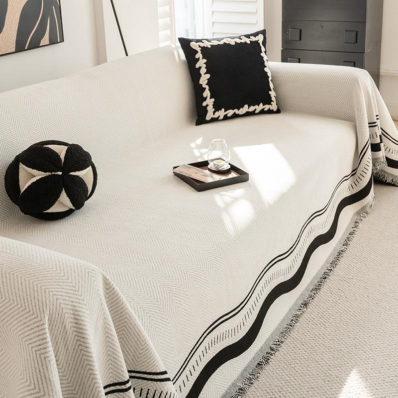 Chenille Double-sided Usable Sofa Towel Sofa Cover Sofa Cushion Protective Sofa Against Cat Scratching Four Seasons Universal Pet-friendly Can Be Used