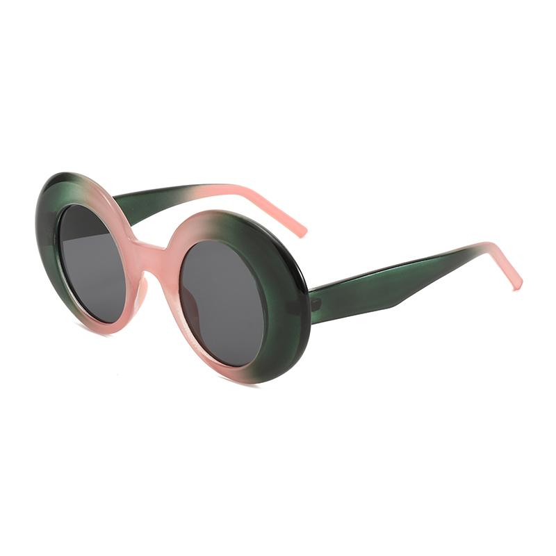 

1 pair of vintage round contrast glasses Women s Sunglasses Outdoor Fashion glasses Sunglasses Sunglasses