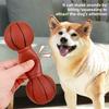 Pet Toys: Rubber-coated Sound-producing Basketball, Barbell, Chew-resistant Teething Ball-shaped Barbell, Dog Toy.