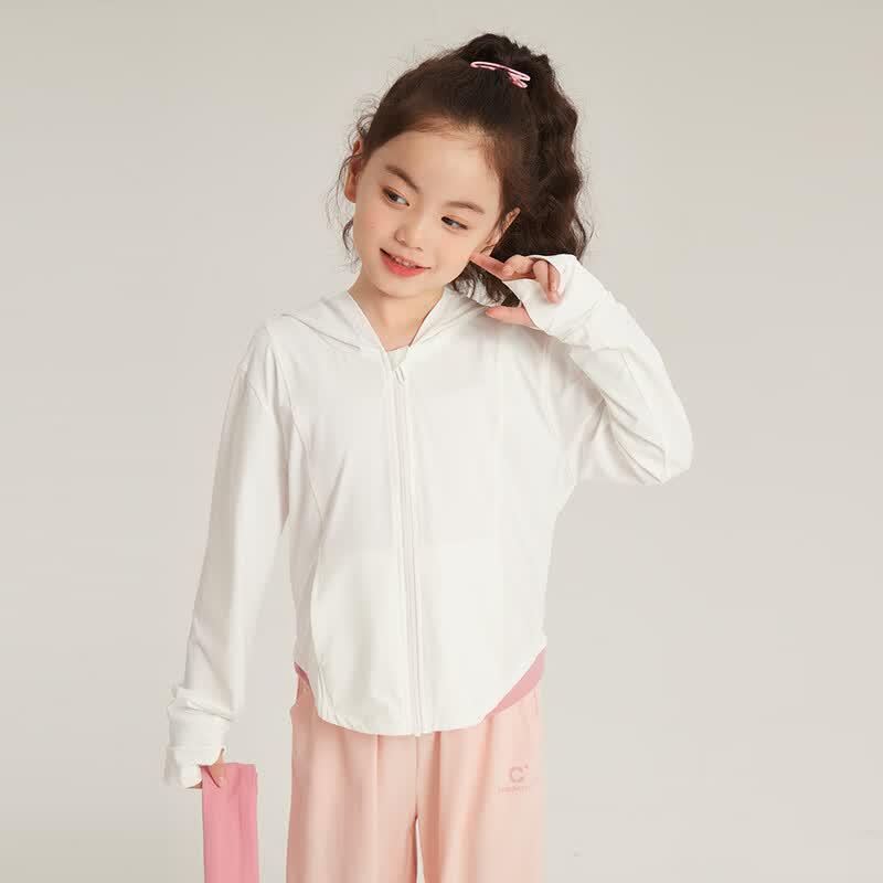 Girls' UPF50+ UV Protection Summer Sun Jacket