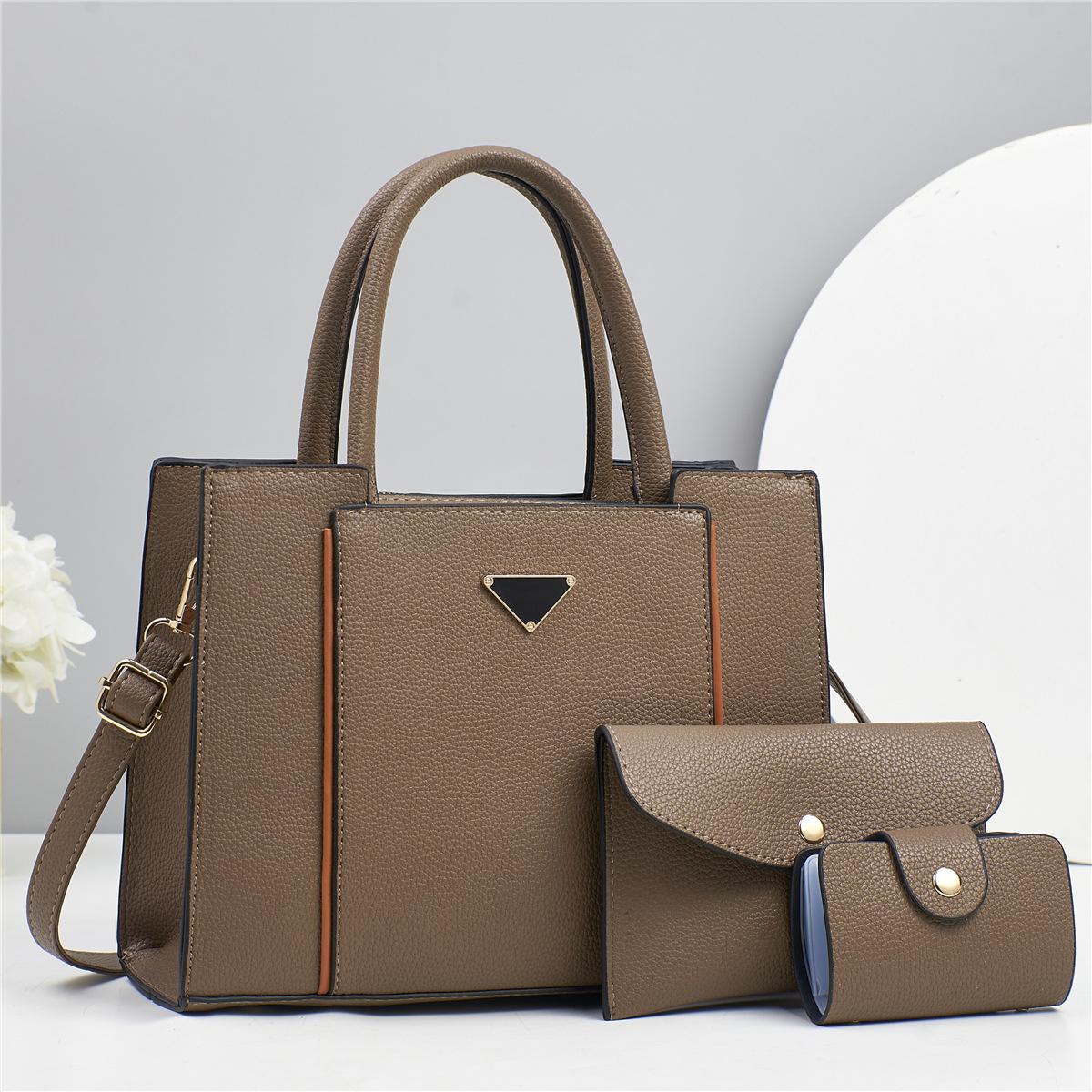 

Новий трикомпонентний набір для зшивання високого рівня зовнішності з сумки для дитини та матері, легка розкішна сумочка, модна велика містка сумка через плече, жіноча сумка .