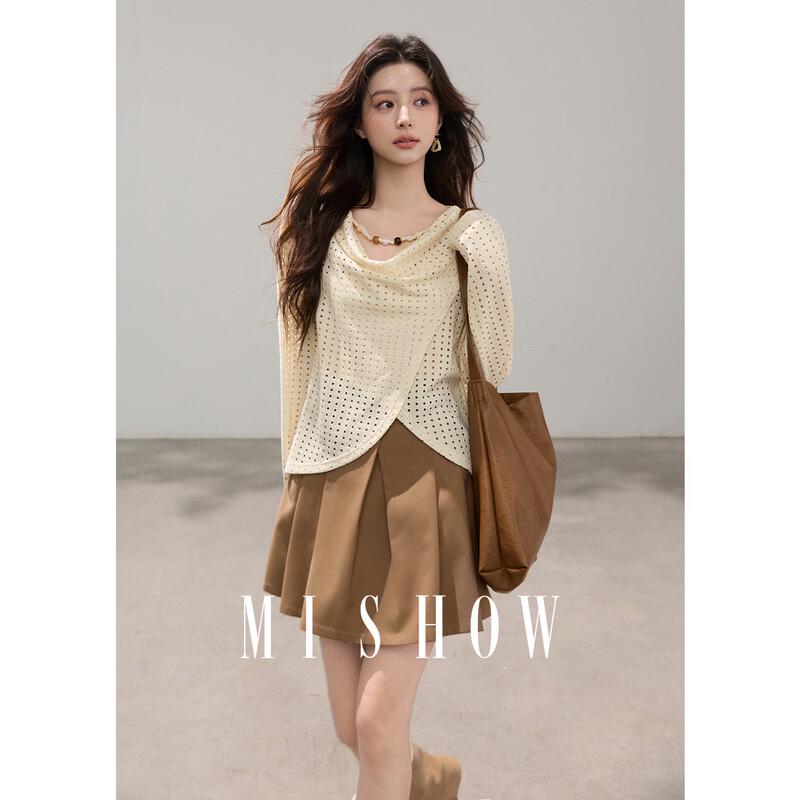 

Mishow Bohemian Hollow Out Beaded T-shirt