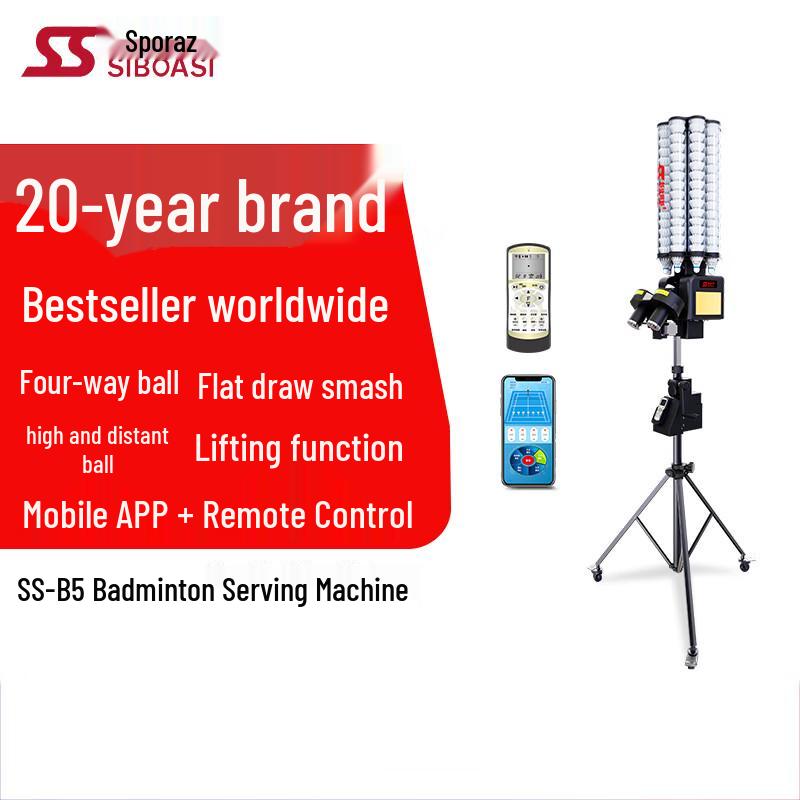 Spoas B5 Smart Automatic Badminton Serving Machine